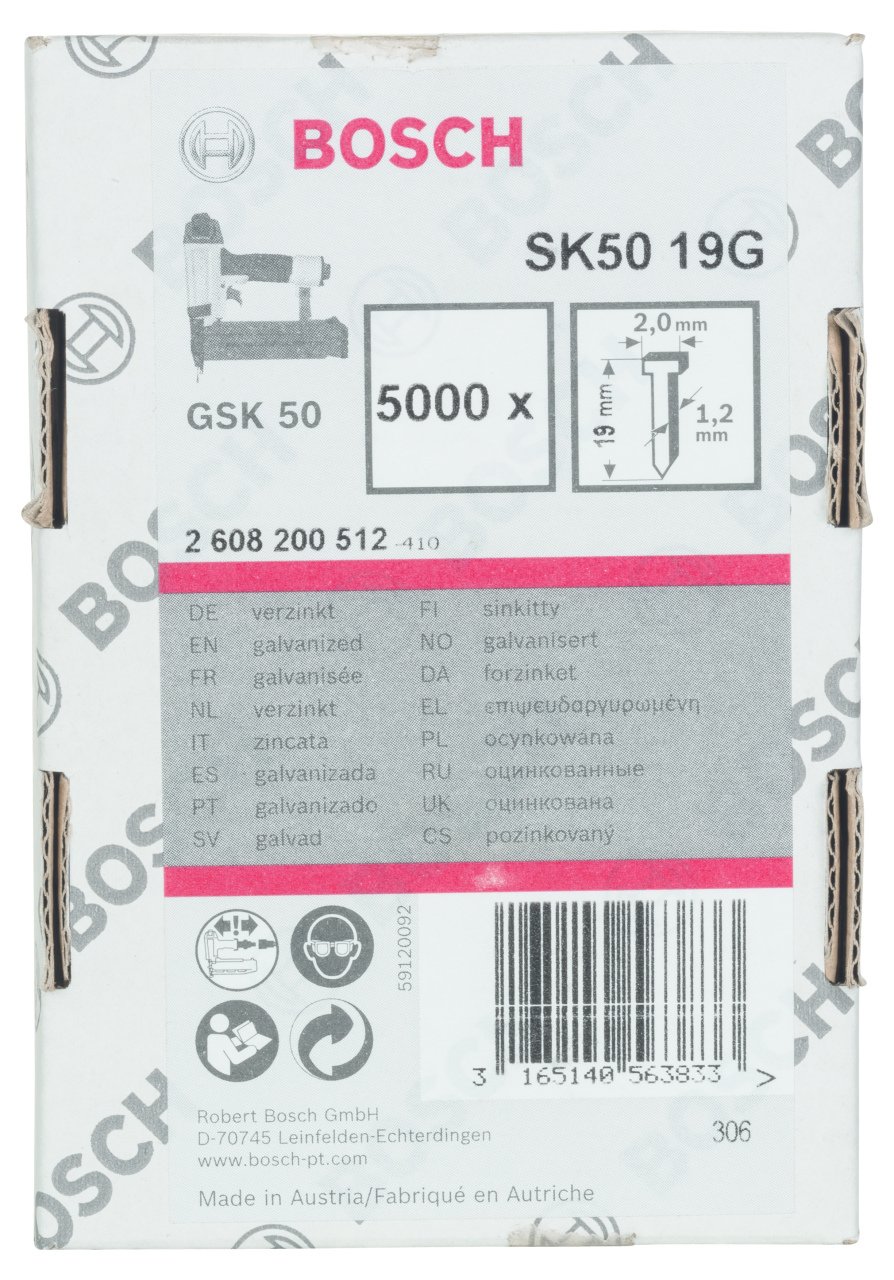 Bosch - GSK 50 Çivisi  19 mm 5000li