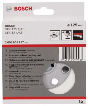 Bosch - 125 mm Zımpara Tabanı Ekstra Yumuşak (GEX)