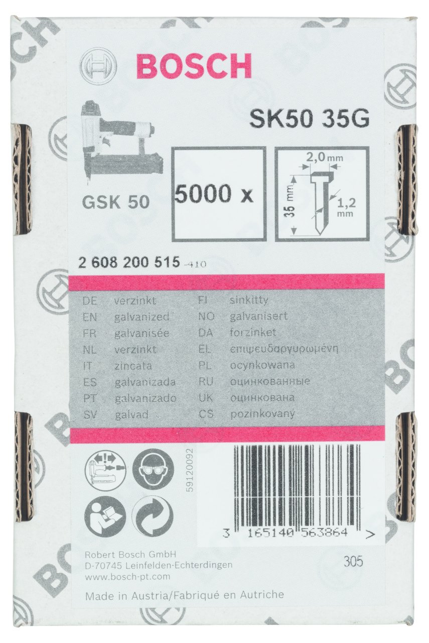 Bosch - GSK 50 Çivisi  35 mm 5000li