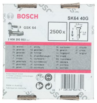 Bosch - GSK 64 Çivisi 40 mm 2500li Galvanizli