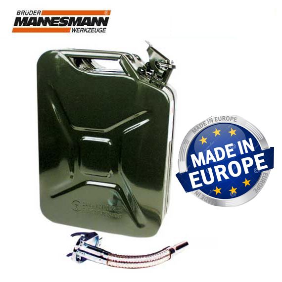 Mannesmann 047-T Metal Benzin Bidonu 20 LT.