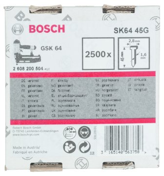 Bosch - GSK 64 Çivisi 45 mm 2500li Galvanizli