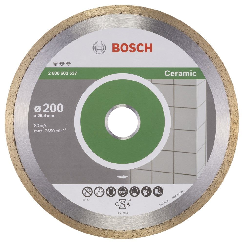 Bosch - Standard Seri Seramik İçin Elmas Kesme Diski 200 mm