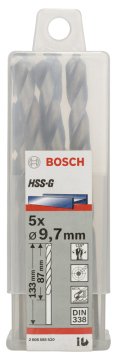 Bosch - HSS-G Metal Matkap Ucu 9,7*133 mm 5'li Paket