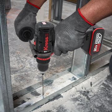 Kress KUC33.91 20Volt 95Nm Kömürsüz Profesyonel Şarjlı Darbeli Matkap (Akü Dahil Değildir)