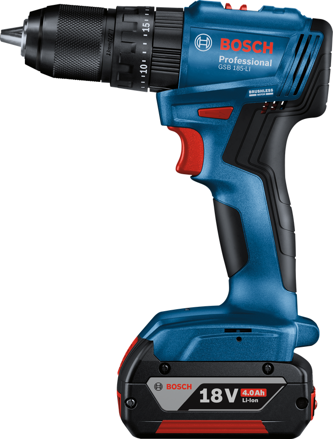 Bosch Professional GSB 185 LI Akülü Darbeli Delme Vidalama Mak.2 x 2.0 Ah; Case