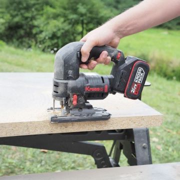 Kress KUE26.91 20Volt Profesyonel Kömürsüz Devir Ayarlı Şarjlı Dekupaj Testere (Akü Dahil Değildir)