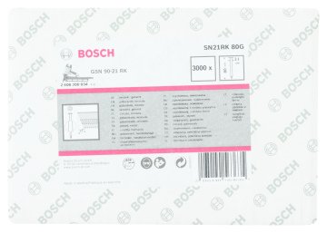 Bosch - GSN 90-21DK Çivi  80mm 3000li Düz ÇinkoK