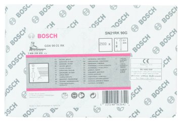 Bosch - GSN 90-21DK Çivi  90mm 2500lü Düz ÇinkoK