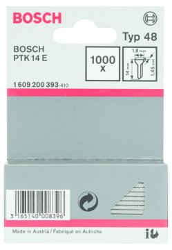 Bosch - Zımba Çivisi 14mm PTK 14/3,6 V
