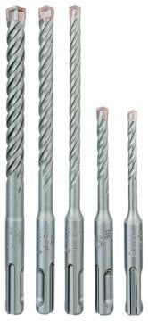 Bosch - SDS plus-5X Serisi Kırıcı Delici Matkap Ucu 5 Parça Set (5,6 x 110 mm, 6,8,10 x 160 mm)