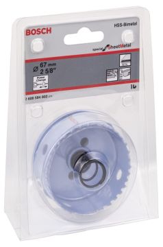 Bosch - Special Serisi Metal Ve Inox Malzemeler için Delik Açma Testeresi (Panç) 67 mm