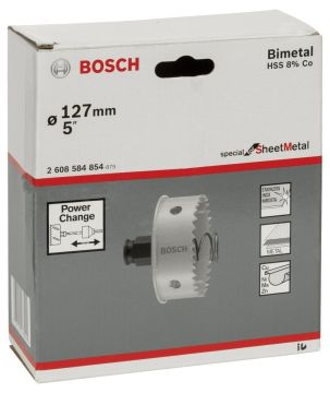 Bosch - Special Serisi Metal Ve Inox Malzemeler için Delik Açma Testeresi (Panç) 127 mm