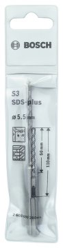 Bosch - Plus-1 Serisi, SDS-plus Kırıcı Delici Matkap Ucu 5.5*110 mm