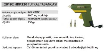 Proxxon 28192 HKP220 Tutkal Tabancası