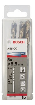 Bosch - HSS-Co Metal Matkap Ucu 8,5*117 mm 5'li Paket
