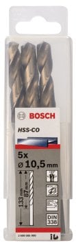 Bosch - HSS-Co Metal Matkap Ucu 10,5*133 mm 5'li Paket