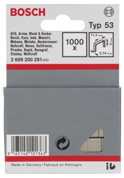 Bosch - Zımba Teli Tip 53 11,4*0,74*4 mm