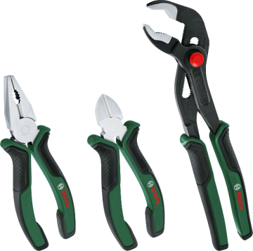 Pense Seti 3 Parça Premium (Pense, Yan Keski, Boru Anahtarı)