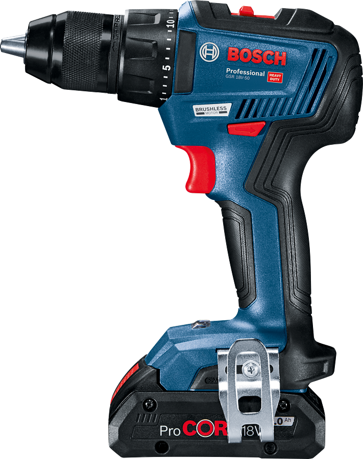 Bosch Professional GSR 18V-50 Akülü Delme Vidalama Makinesi (SOLO MAKINA)