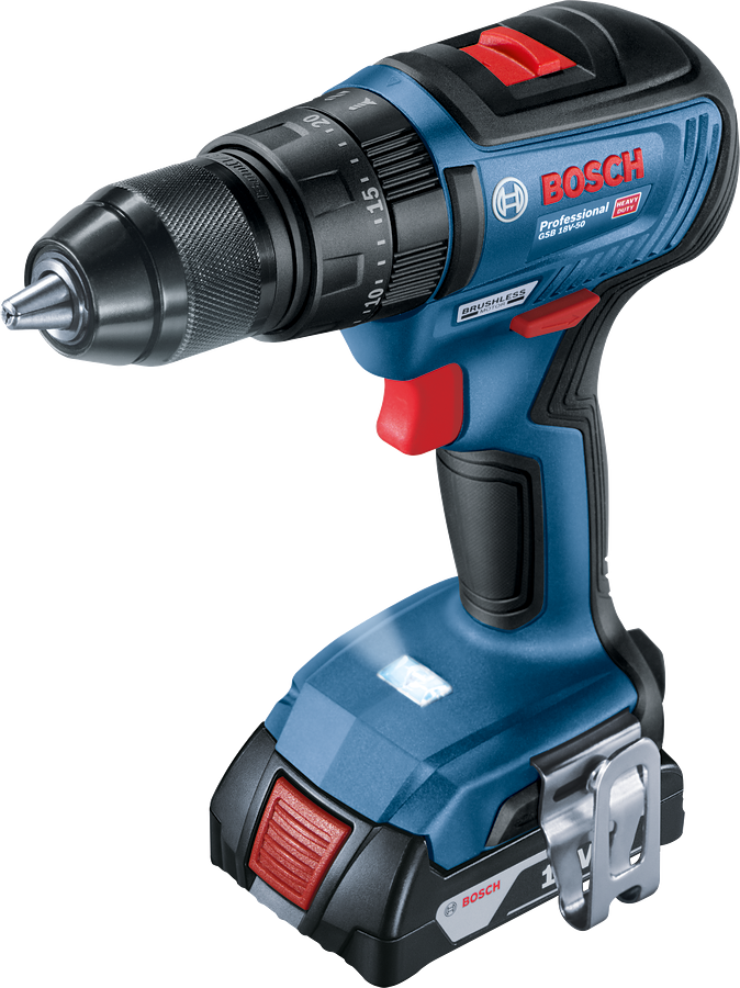 Bosch Professional GSB 18V-50 Akülü Darbeli Delme/Vidalama Makinesi (SOLO MAKINA)