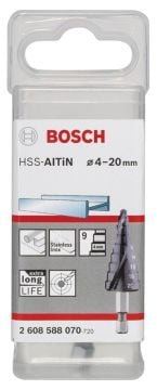 Bosch - HSS-AlTiN 9 Kademeli Matkap Ucu 4-20 mm
