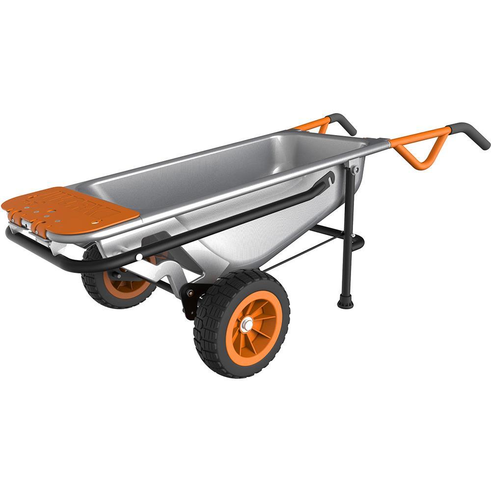 WORX WG050 100Lt./136Kg. Profesyonel Çok Amaçlı El Arabası, Taşıma Arabası