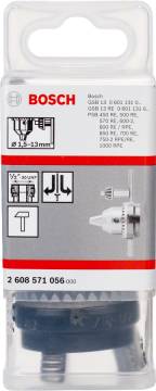 Bosch - 1/2''-20 - 1,5-13 mm Anahtarlı Mandren