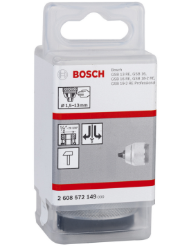 Bosch - 1/2''-20 - 1,5-13 mm Supra Mandren Krom.