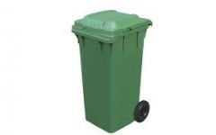 Plastik 120 Litre Tekerlekli Çöp Konteyneri