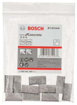 Bosch - Best Serisi Elmas Sulu Karot Uç Segmanı 122 mm İçin 10 Parça