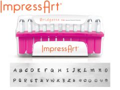 Bridgette (3mm) Metal Büyük Harf Damga Seti
