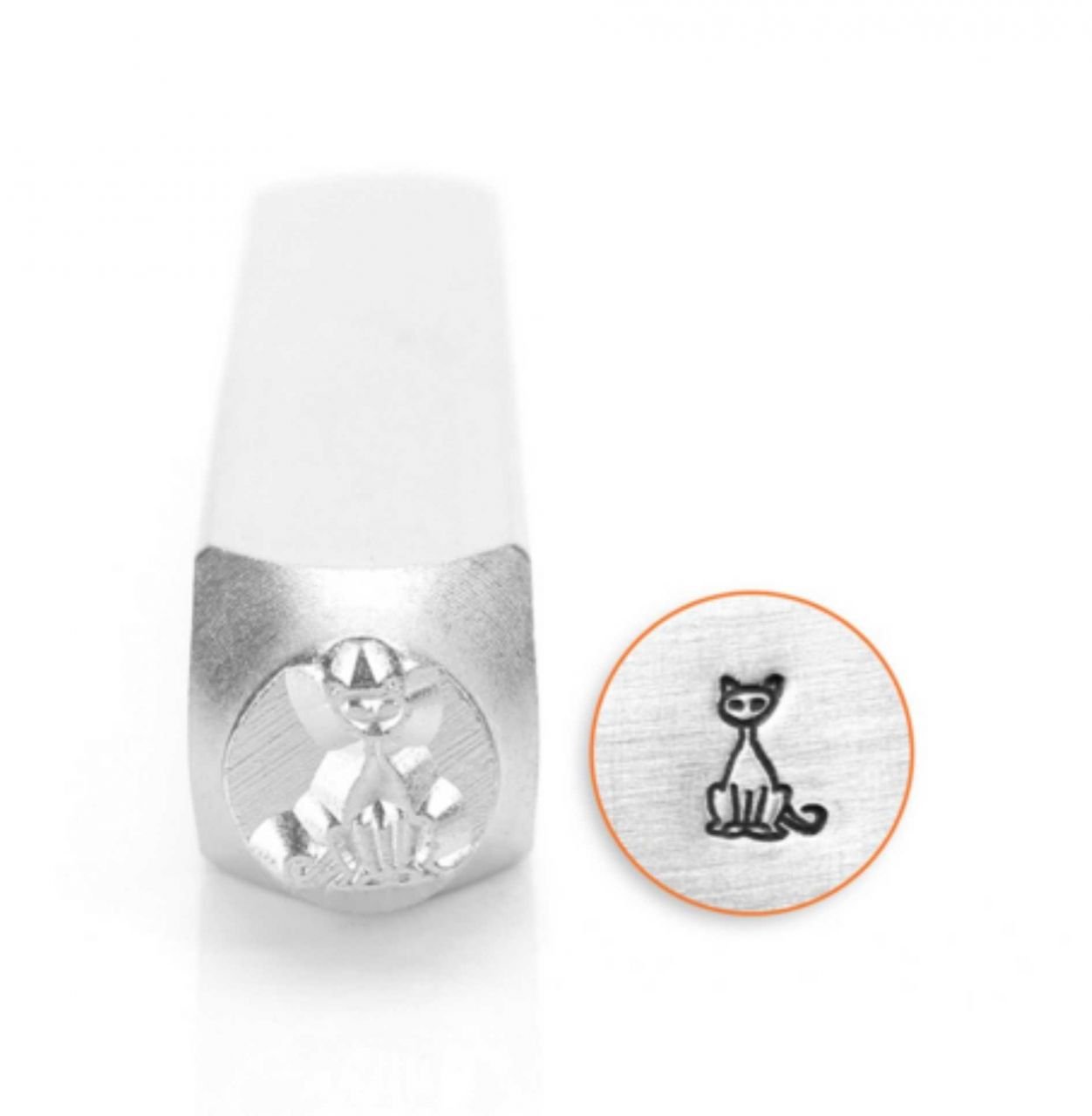 Kedi (6mm) Metal Damga