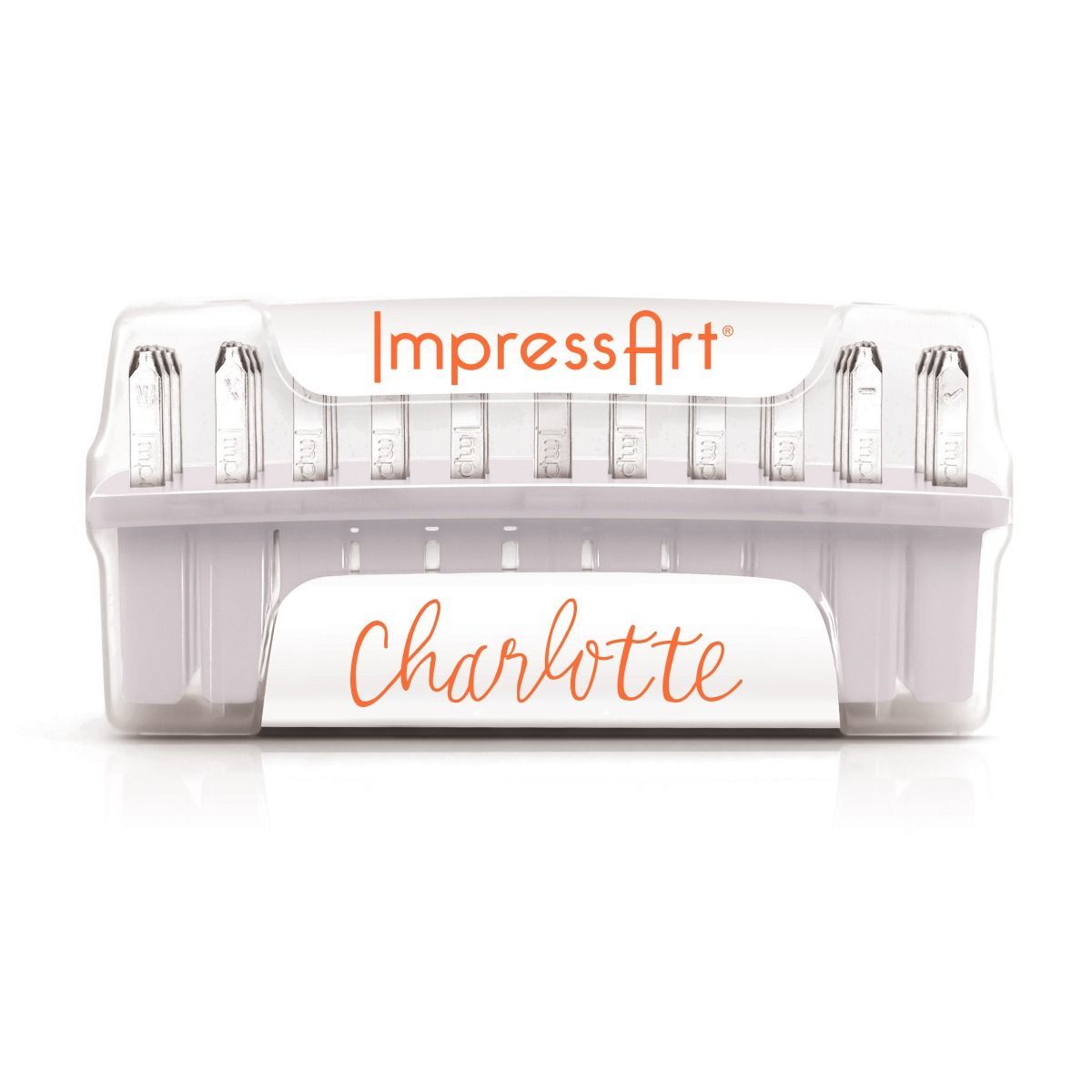 Charlotte (3mm) Metal Büyük Harf Damga Seti