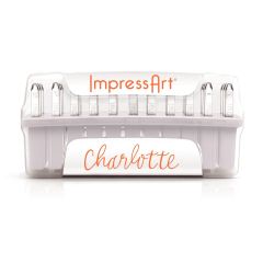 Charlotte (3mm) Metal Büyük Harf Damga Seti