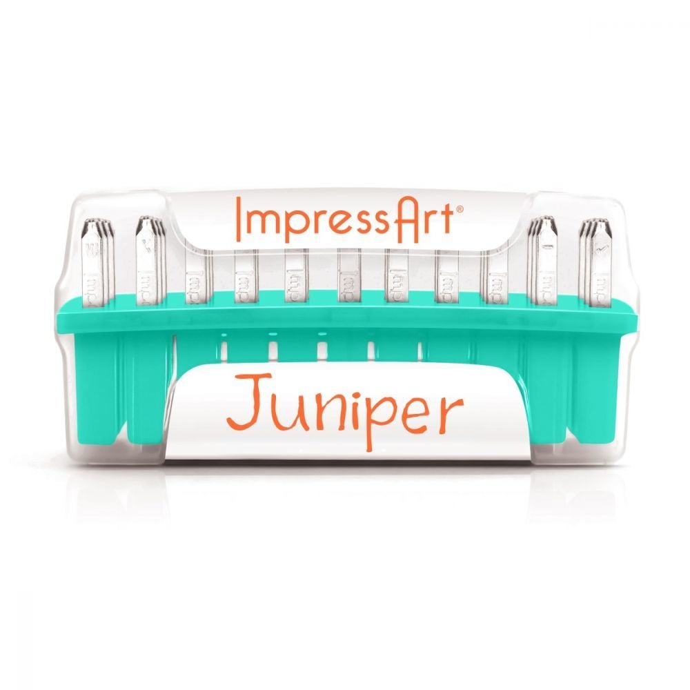 Juniper (3mm) Metal Küçük Harf Damga Seti