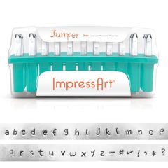 Juniper (3mm) Metal Küçük Harf Damga Seti