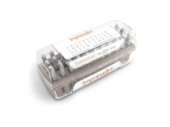 Typewriter (3mm) Metal Büyük Harf Damga Seti