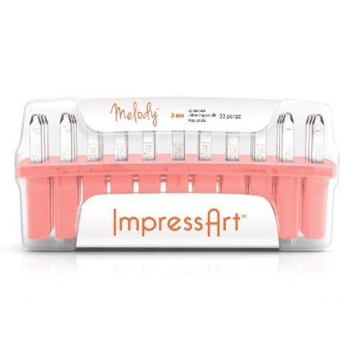 Melody (3mm) Metal Küçük Harf Damga Seti