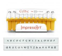 Celtic (3mm) Metal Büyük Harf Damga Seti