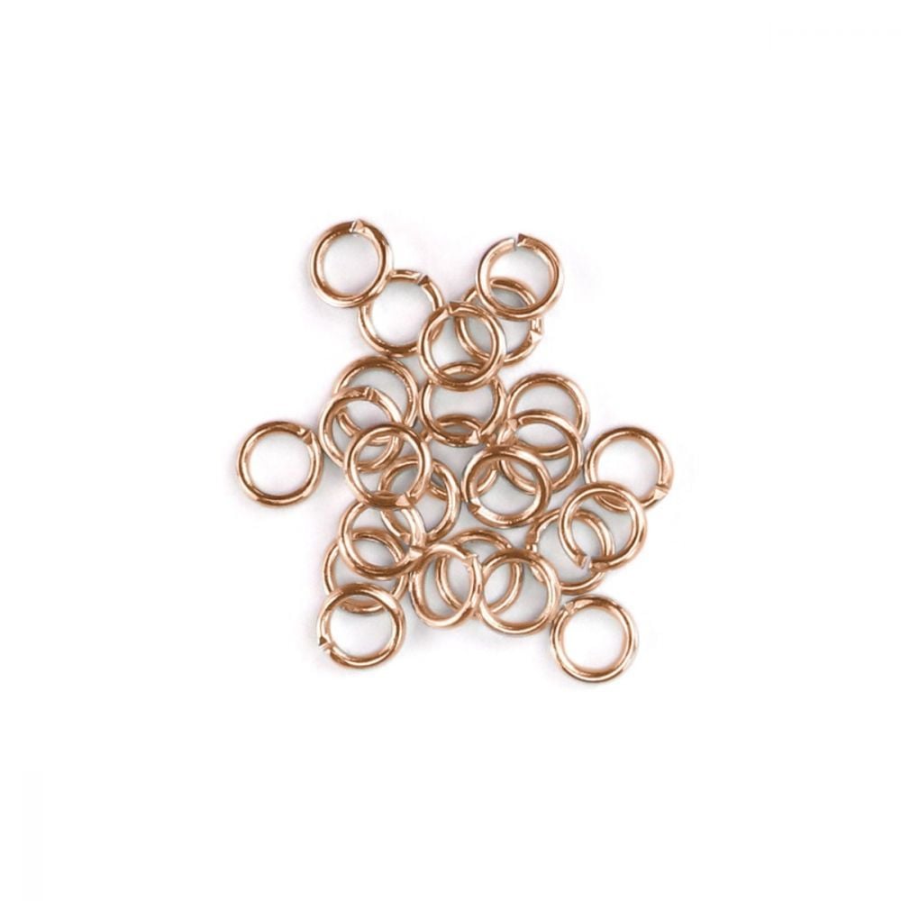 Artisan Halka, Gerçek Gül Altın Kaplama, 7mm