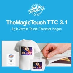 TTC 3.1 - A4 Ebatı - Açık Zemin Tekstil Transfer Kağıdı