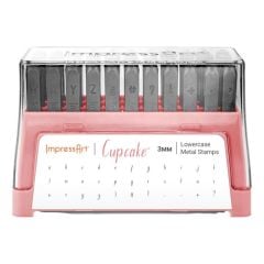 Cupcake 3 mm Küçük Harf Metal Damgaları