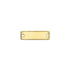 Mini ID, 5/8'' x 1/8''- Pirinç Premium Damgalama Levhaları - 15'li paket