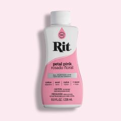 Rit Petal Pink Çok Amaçlı Sıvı Kumaş Boyası