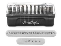 Amethyst ImpressArt Signature 3mm Metal Büyük Harf Damga Seti