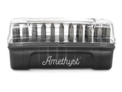 Amethyst ImpressArt Signature 3mm Metal Büyük Harf Damga Seti