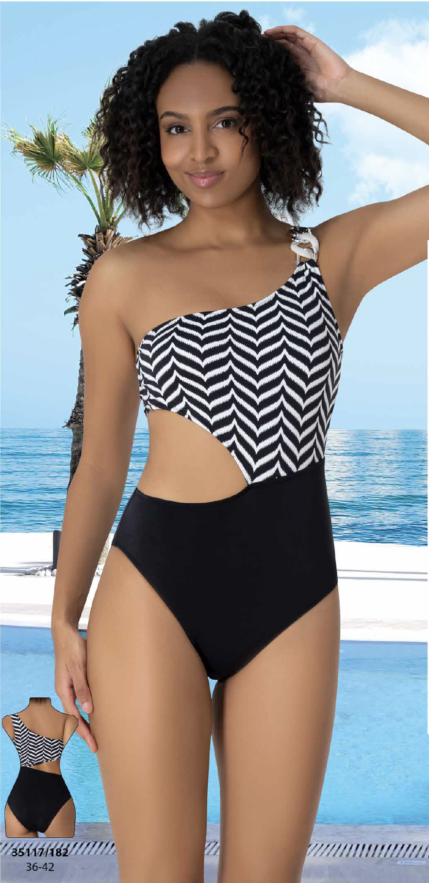 Geometrik Desenli Mayo