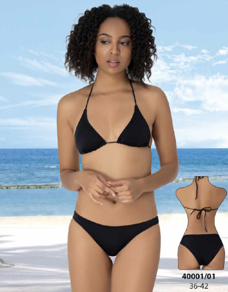 Siyah Bağlamalı Bikini