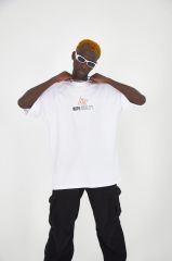 Rollie With Reality Oversize Beyaz T-Shirt